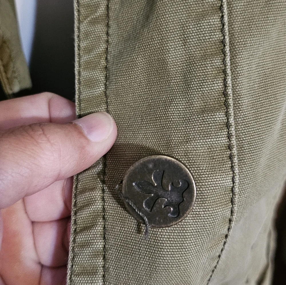 Maurices Button up Cargo jacket Olive Green Size 14/16